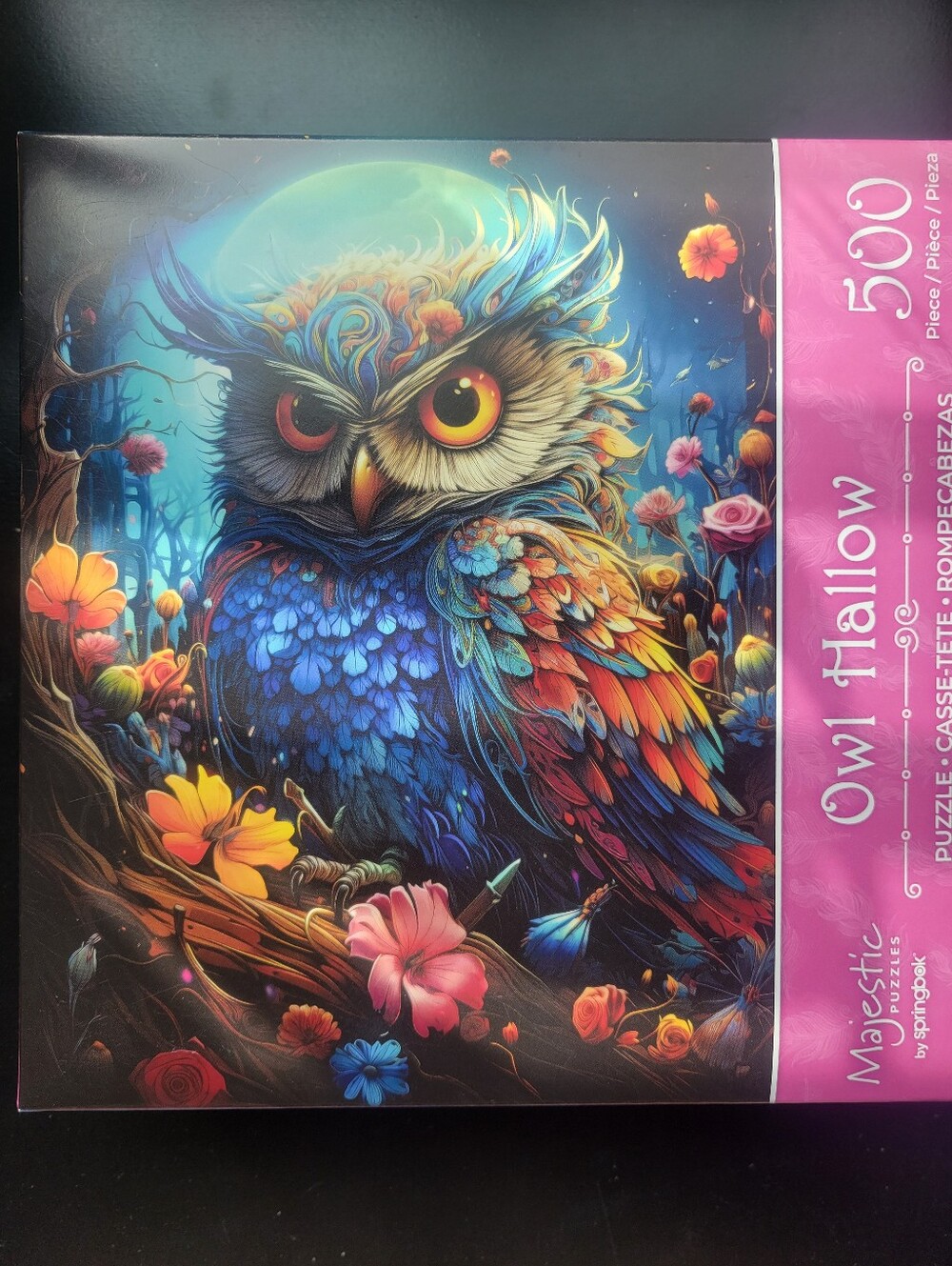 Springbok Colorful Fantasy Owl Puzzle - Multi-Colored Illustration